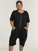 Gozzip Black -Liff Buksedragt med Print, Sort/Koral